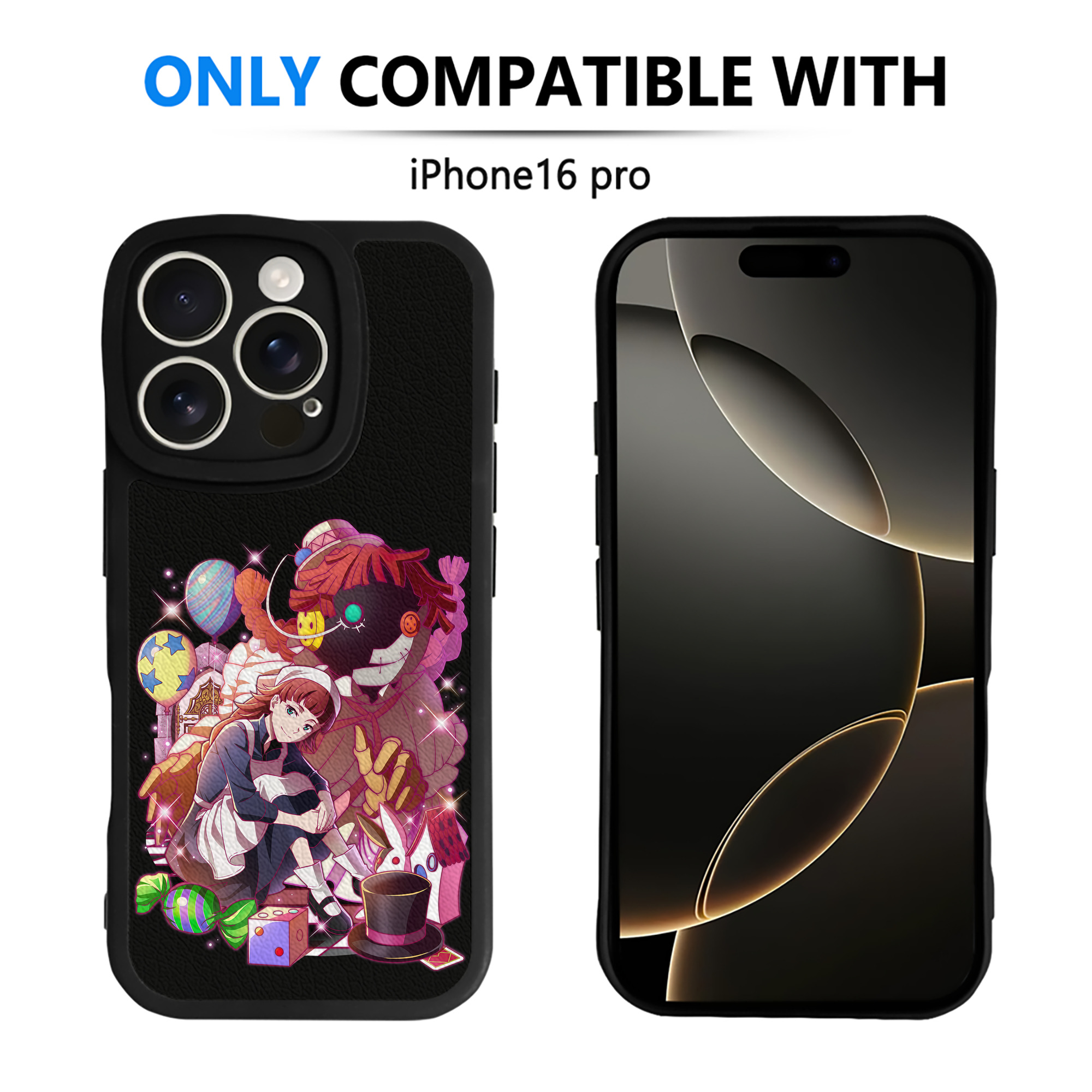 （画像用） 文豪ストレイドッグス Bungo Stray Dogs 【iPhone 16シリーズ対応】シリコンスマホケース（レザー調） 材質：シリコン